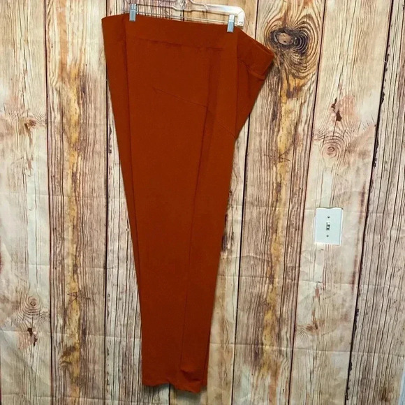 Women Antthony Pants   Original 2X Burnt Orange Pullon Slacks NWT - Picture 3 of 9